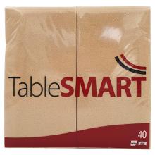 Napkin TableSMART airlaid 40x40cm 1/8 fold Natural product photo