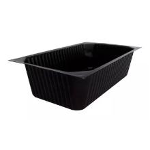 Tray 1-compartment 1/4 GN 2000 ml 265x162x70 mm PP Black product photo