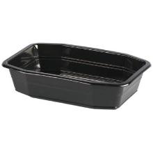 Tray 1-compartment 1000 ml 215x148x50 mm HMR PP Black product photo