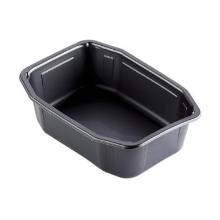Tray 1-compartment 1395 ml 215x148x70 mm HMR PP Black product photo