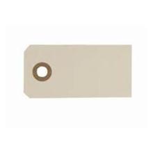 Manila label 6x12 cm with patent ring Neutral product photo