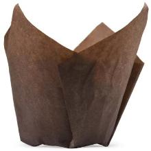 Muffin tin Mini Tulip &Oslash;35 mm Sheet 100x100 mm Brown product photo