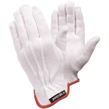 Glove size 8 Ray-stitched without Dotter Cotton White product photo
