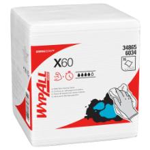 Wiping cloth Wypall X60 1-layer 317x305 mm White product photo