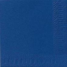 Napkin Duni 33x33 cm 3-ply Dark blue 125 pcs product photo