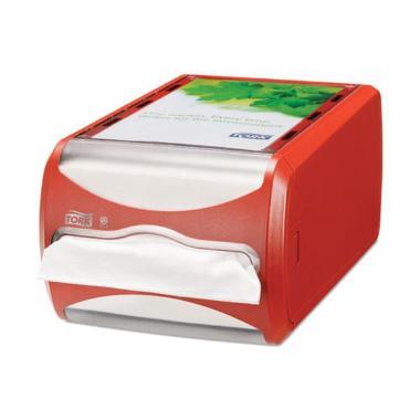 Dispenser napkin Tork XPN N4 Disk model Red - Dispenser/stand for napkins