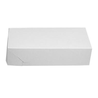 Cake box fold itself no 1212 L200xW100xH50mm cardboard white - Without ...