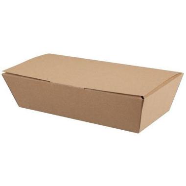 Æske 1550 ml 250/220x125/95x60 mm Kraft Brun,150 stk/krt