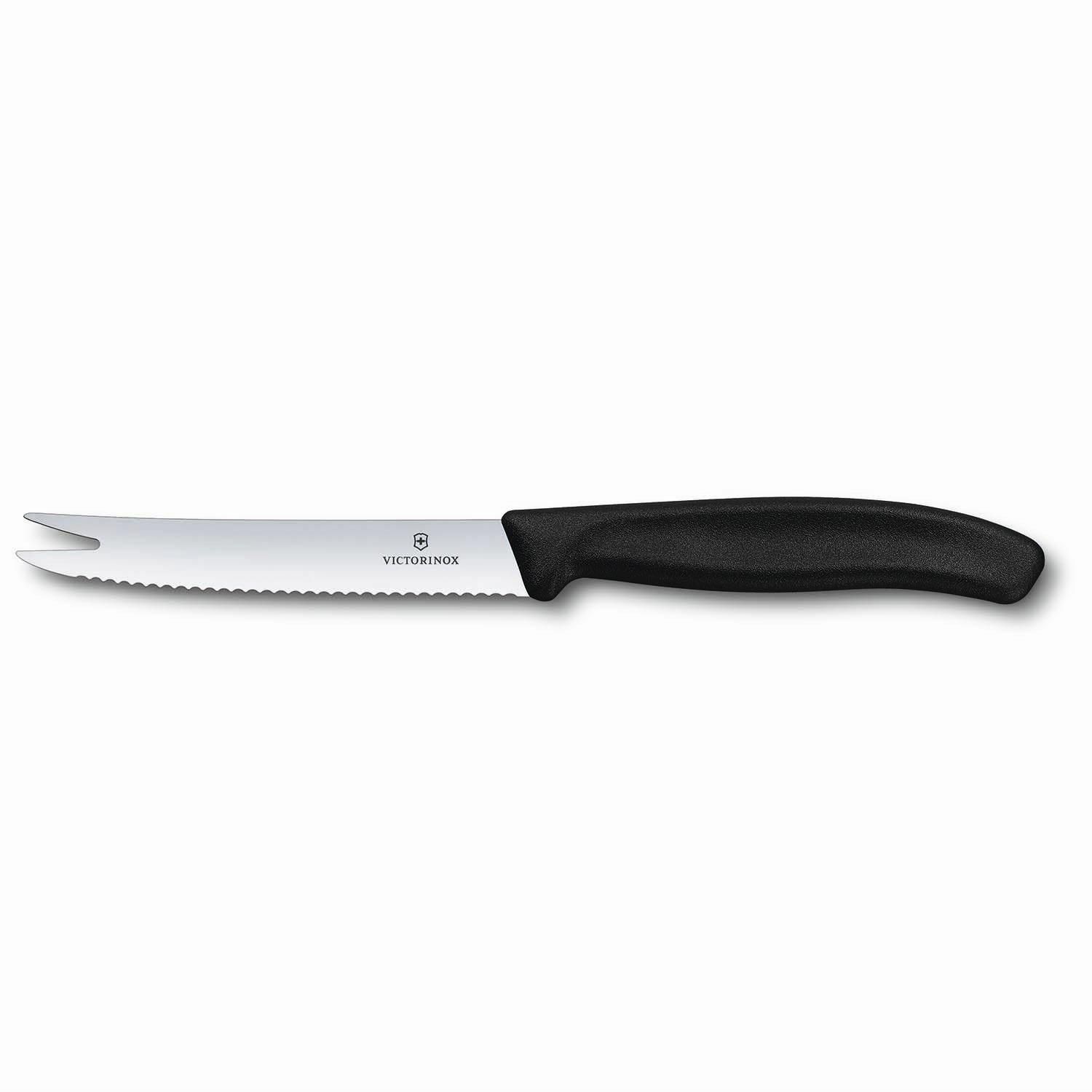 Tomat/Pølsekniv Classic Victorinox Fibrox 11 cm Sort,stk