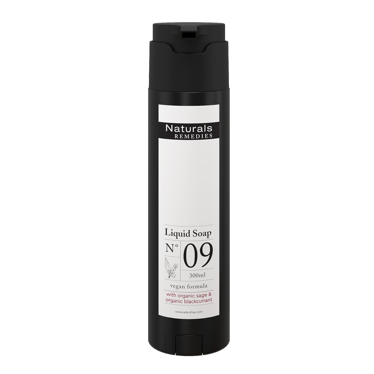Sæbe Natural Remedies Nr. 09 Liquid Soap 300ml med parfume Shape pumpe,30 stk x 300 ml/krt