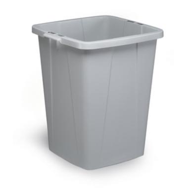 Plastbeholder 90 ltr fødevaregodkendt plast grå,stk