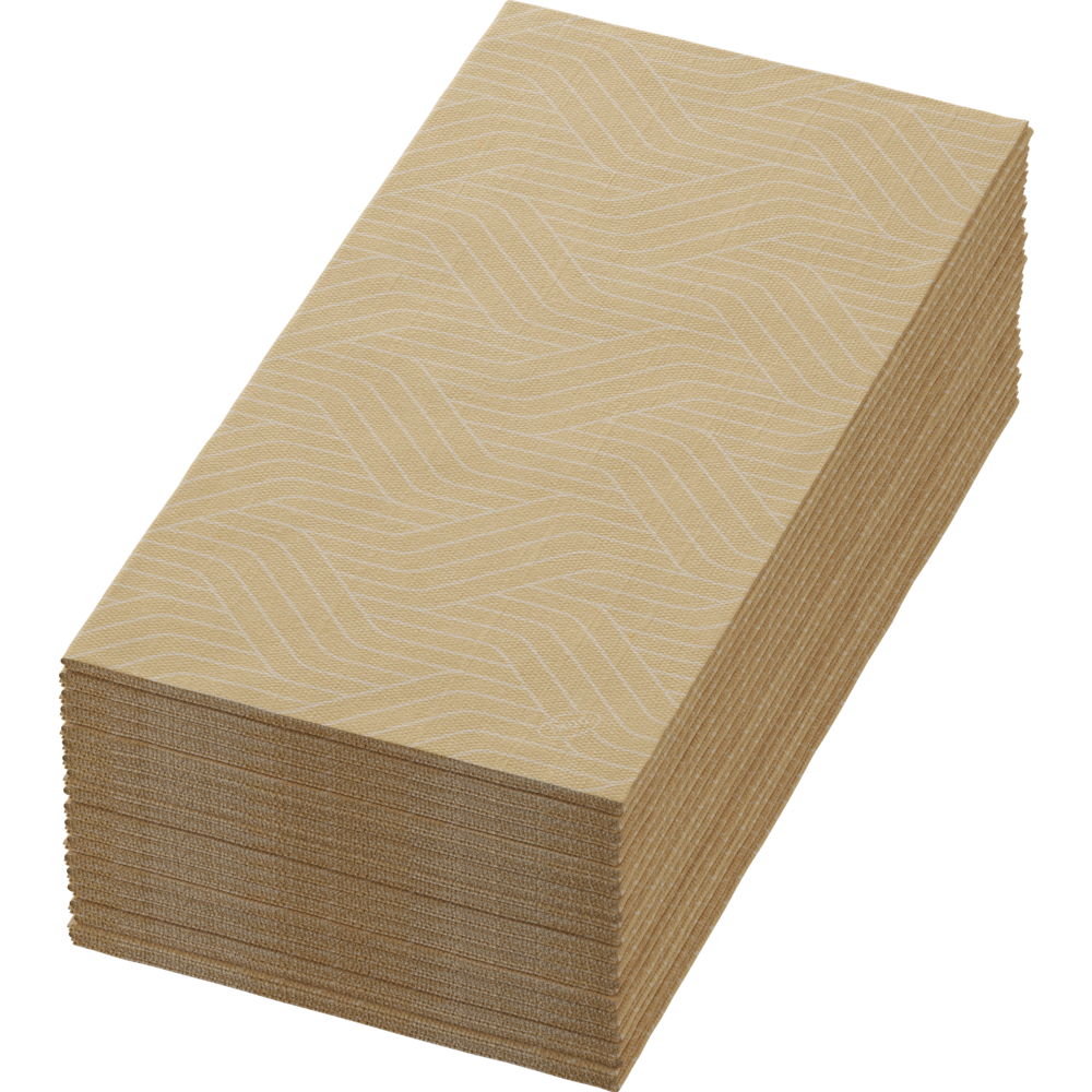 Serviet Bio DuniSoft Woven Natural B40xL40cm Brun,6 pk x 60 stk/krt