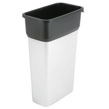 Affaldsbeholder Geo 70 ltr Plast Metalfinish,stk