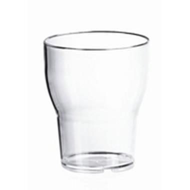 Plastglas 20 cl Ø74x90 mm Flergangs Polycarbonat Klar,8 stk/ps