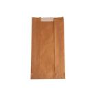 Window bag 140/30x310 mm 60 mm Window PE-coated Brown product photo