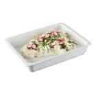 Fad 1/2 GN 32.5x26x6.5 cm Ovnfast Porcel&aelig;n Hvid product photo