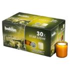 Glass candle Starlight Refill Burning time 50 hours Amber product photo