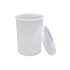 Beaker 400 ml &Oslash;75x100 mm with clamp lid PP White product photo