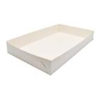 Cake box fold itself no. 5 high L380xW230xH70mm cardboard white product photo