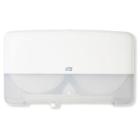 Toilet paper dispenser Tork jumbo mini T2 twin White product photo
