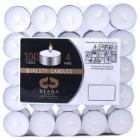 Tealight candle Burning time 4 hours White product photo