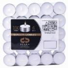 Fyrfadslys Br&aelig;ndetid 6 timer Paraffin Hvid 100 stk product photo