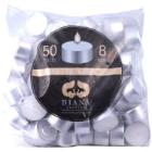 Tealight candle Burning time 8 hours White product photo