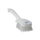 Hand brush Stiff Short handle White product photo