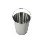 Bucket 12 ltr &Oslash;30x27 cm with handle Stainless steel product photo