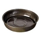 Kageform &oslash;170/181x35 mm pap med PET sort product photo