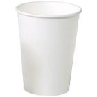 Coffee cup Cardboard &Oslash;90xH110mm 30cl 12oz Single Wall White product photo