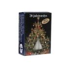 Juletr&aelig;lys Br&aelig;ndetid 1.5 timer Ren Stearin Hvid product photo