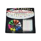 Birthday candle Burning time 15 min with holder Assorted colours product photo