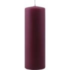 Block light &Oslash;60x180 mm Burning time 60 hours Bordeaux product photo