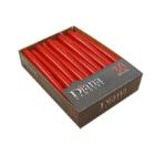 Antique candle &Oslash;22x245 mm Burning time 7.5 hours Red product photo