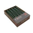 Antique candle &Oslash;22x245 mm Burning time 7.5 hours Dark green product photo