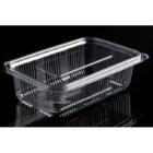Plastb&aelig;ger Catersource 750 ml 97x165x55 mm firkantet h&aelig;ngslet l&aring;g RPET Klar product photo