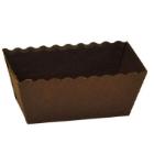 Cake form Easy Bake 80x40x40 mm Cardboard with PET Brown product photo