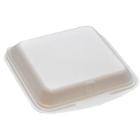 Foam tray 1-compartment 210x245x72 mm Hinged lid XPS White product photo