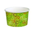 Ice cup 120/160 ml 4 oz &Oslash;79x43 mm Cardboard Green twiddle product photo