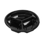 Plastsk&aring;l Bowl Diamond 3-rum 510 ml &Oslash;188x40 mm RPET Sort product photo