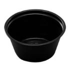 Dressing cup 60 ml 2 oz &Oslash;62x27 mm PP Black product photo