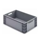 Plastic box R-model 43.5 ltr 60x40x22.3 cm HDPE Grey product photo