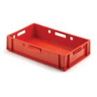 Plastic box E-1 600x400x125mm red product photo