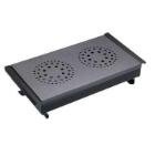 Heating plate 33x17.5x6.5 cm Stainless steel Gray for 2 burners product photo