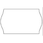 Etiket 32x19 mm Wave Frost lim Neutral Hvid product photo