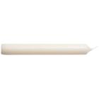 Antique candle &Oslash;21x175 mm Burning time 6 hours White product photo