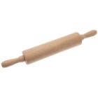 Rolling pin 25/43 cm with metal shaft Beech wood product photo