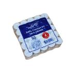Fyrfadslys Br&aelig;ndetid 6 timer Ren stearin 50 stk product photo