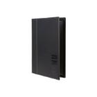 Menu Card holder A4 34x25 cm Securit Trendy shows 4 A4 pages Leather cover Black product photo